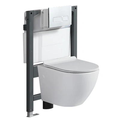 Wholesale Sanitary Ware Wall-hung Toilet WC Bathroom Toilet With Concealed Tank