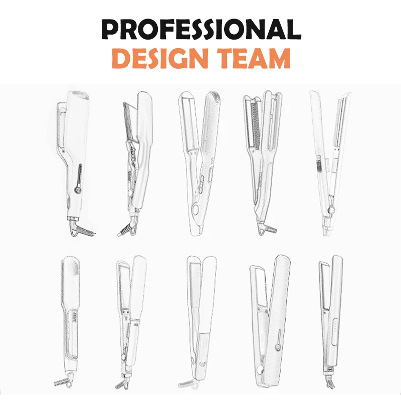 2024 Electric Ceramic Beard hair Straightening Brush Fast Heating Straightener Styling Comb