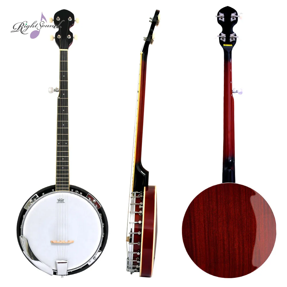 OEM/ODM Banjo Ukulele 5-String Banjo Large 24 Bracket Light Brown PROFESSIONAL FULL SIZE Banjos