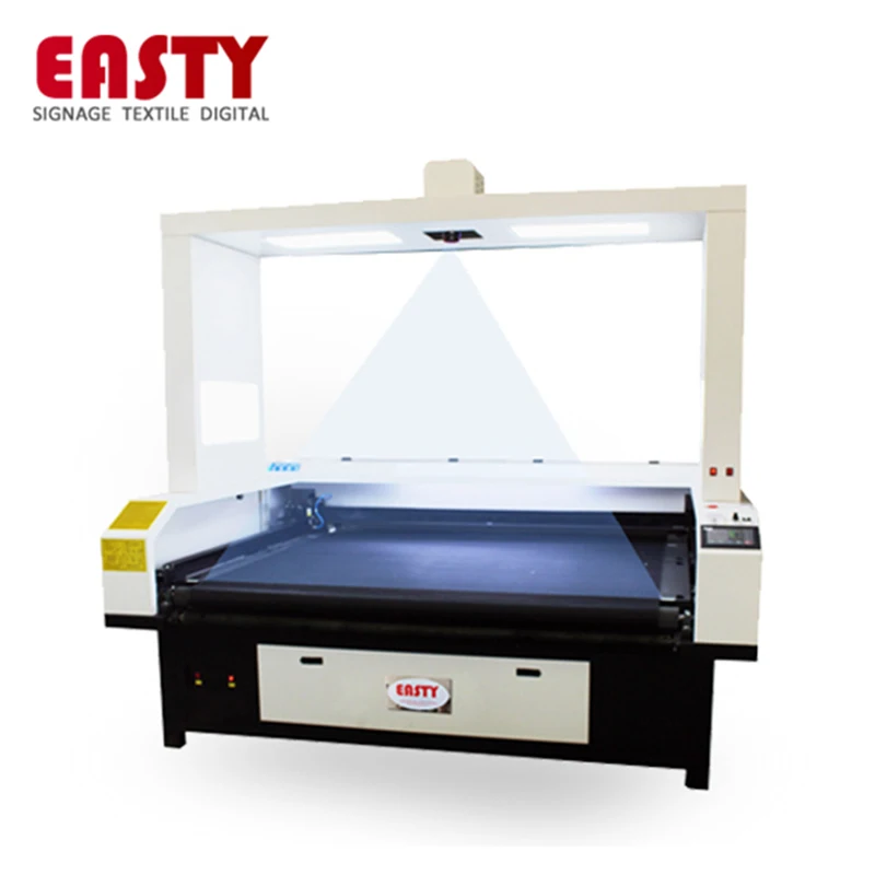 Fabric Laser Cutting Machine Top Camera co2 laser cutting Textile Leather Machine for non metal material and engraving