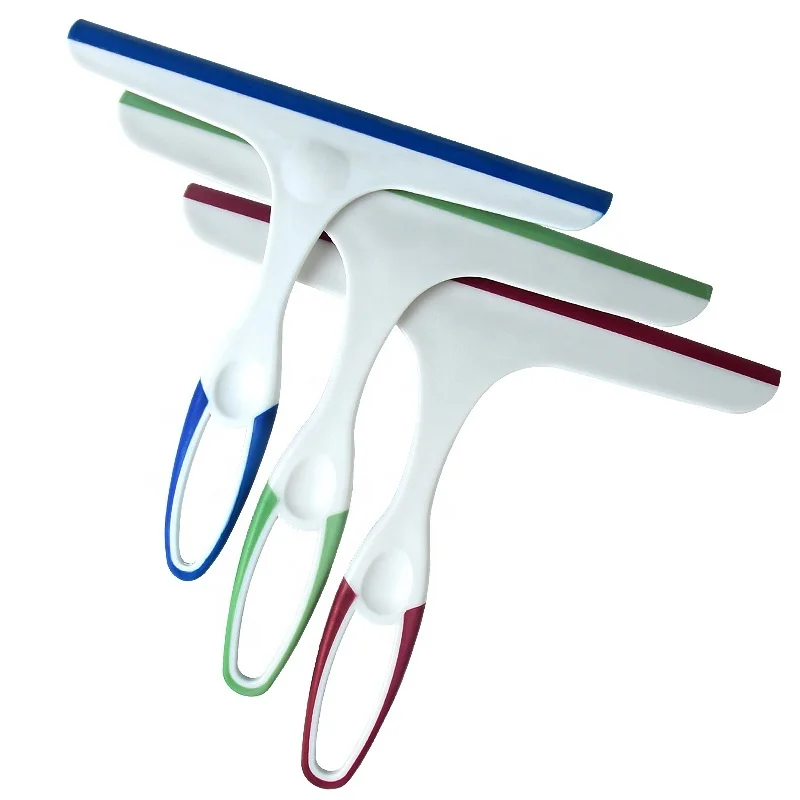 Multifunctional plastic kitchen shower squeegee blade mini squeegee rubber window wiper