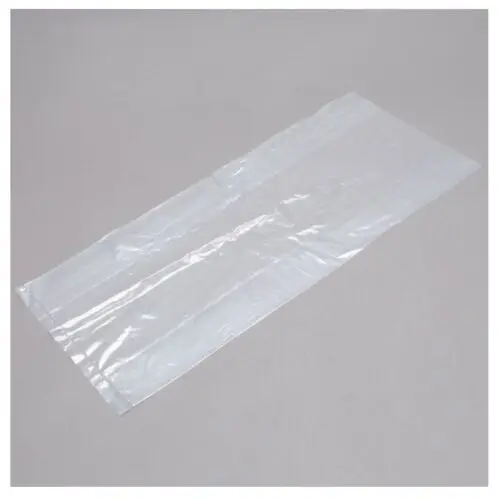 pack of 100 clear poly bags Flat Ice Bags 300x600mm 70 Micron 3 Sides Sealed Packaging Bags