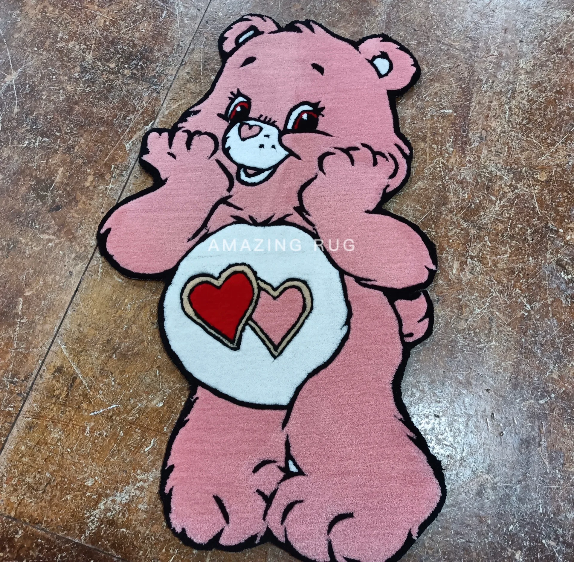 wholesale hot sell custom Anime Design  Die Cut hand tufted high quality any size rugs