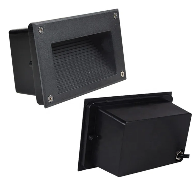 3W LED Step Wall Light Underground Landscape Lamp IP67 Stairs Decks Door Side Hallway Doorway Paths Garden Floor Lighting