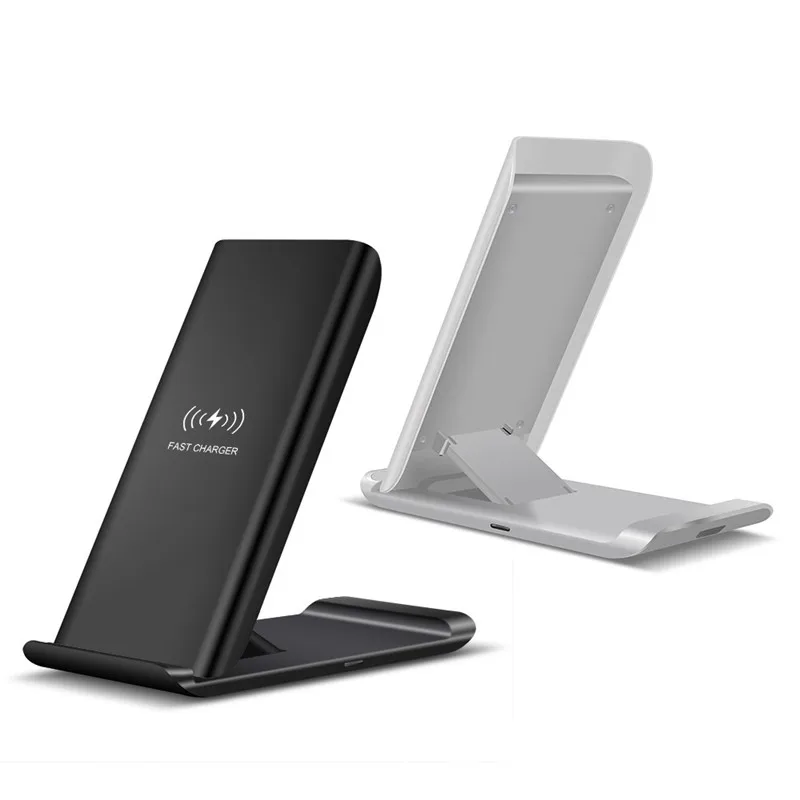 2021 New Arrivals 15W Qi Folder Fast Charging Phone Holder Wireless Charger With Retail Box