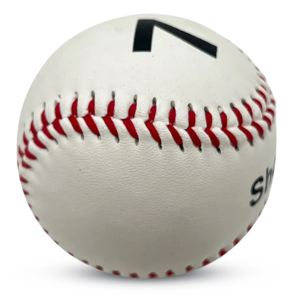 Customized 7-inch split leather material Cork and Rubber Pill Yarn Wound baseballs for Youth