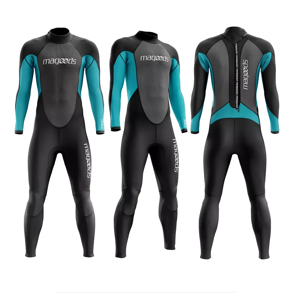 factory custom Mens neoprene 3mm 5mm Full wetsuit for Diving surfing
