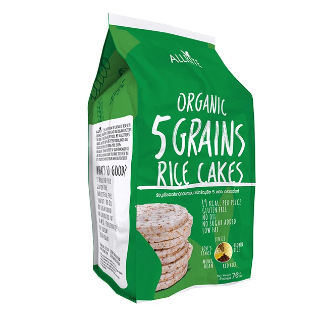 Organic Rice Cakes Food Snacks Breakfast Cereal Wheat Grain Best Selling from Thailand