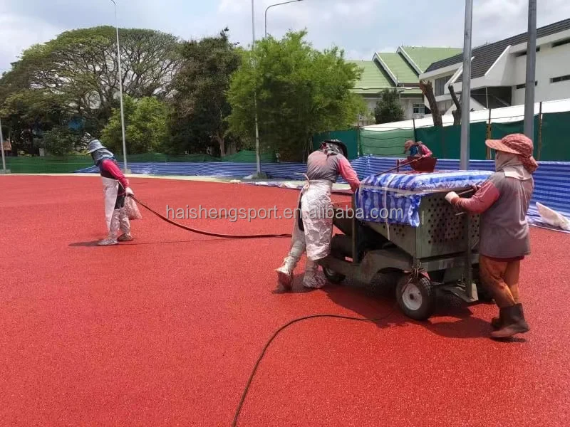 All Weather Suitable Synthetic PU Spray Running Track epdm rubber granules for soccer feild infilling  for football playground