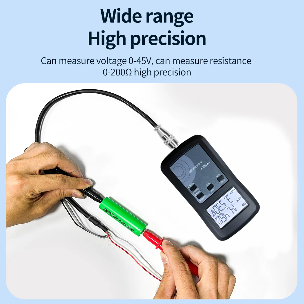 YR1035+ Lithium Battery Internal Resistance Test Instrument True 4-Wire 100V Electric Vehicle Group 18650 Battery Tester