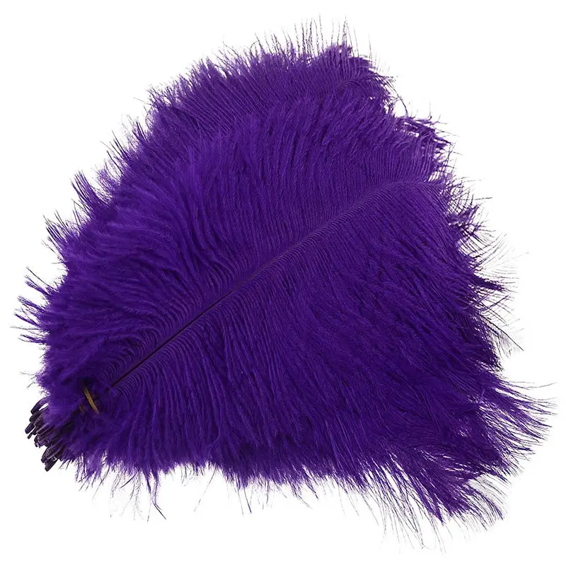 Purple centerpiece colorful feathers ostrich feather cape with great price
