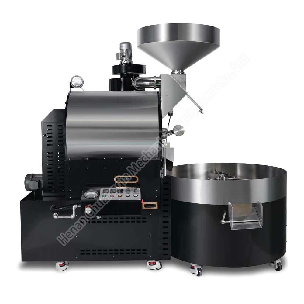 commercial 15kg 20kg 30kg coffee bean roaster coffee roaster double wall large size coffee roaster
