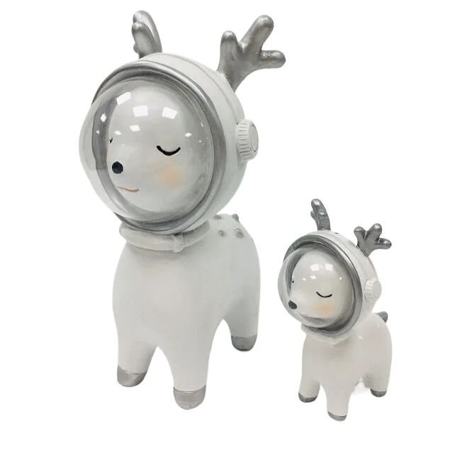 Ins wind astronaut ornaments desk mini cute decorations healing creative astronaut car furnishings