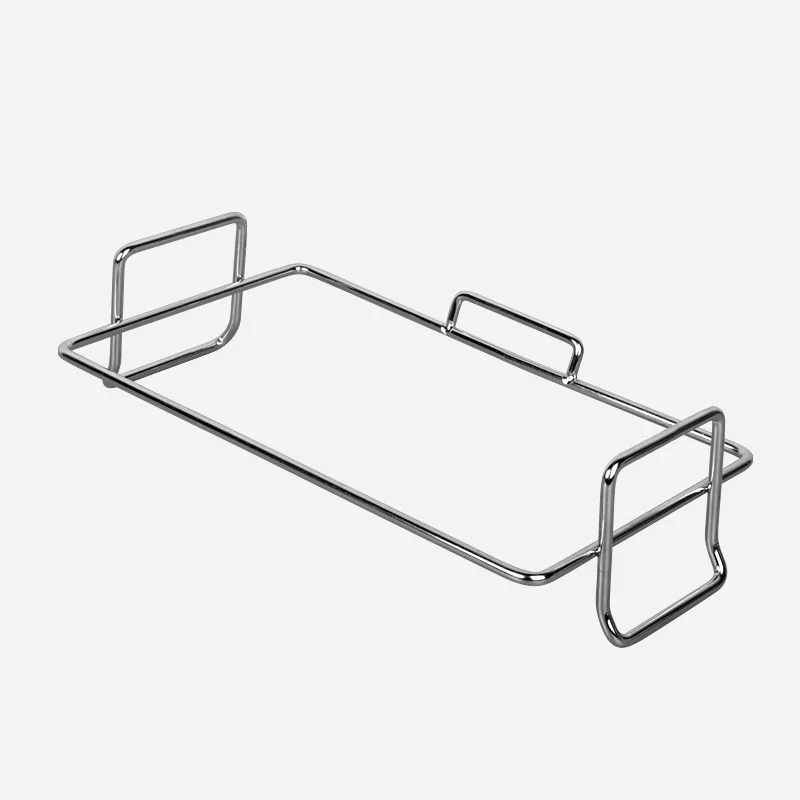 SAMANL Wall Mounted Metal Stainless Steel Simple Style Storage Kitchen Garbage Bag Holder