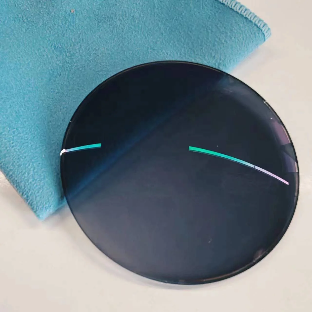 1.56 Anti-Blue Photogrey HMC Blue Cutting PhotoChromic Grey Green Coating Single Vision Optical Lenses