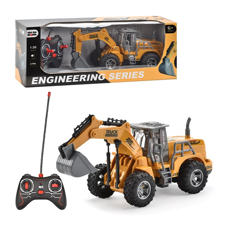 ITTL Hot sale chargeable rc model excavator toys plastic construction truck toys