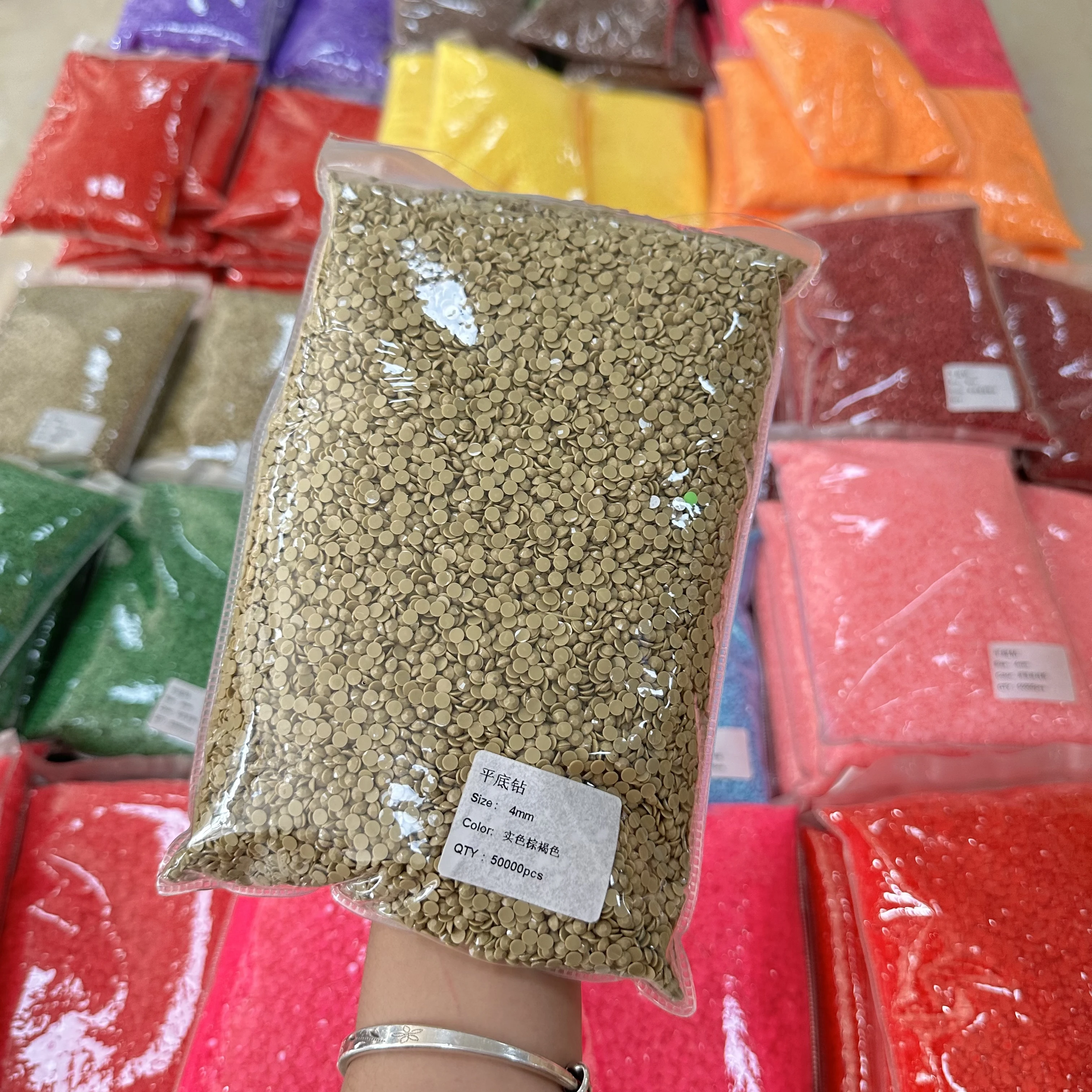 WHATSTONE Opaque Macaroon NEW Color 2mm 3mm 4mm 5mm 6mm Flat Back Solid Jelly Resin Rhinestone For Tumbler DIY