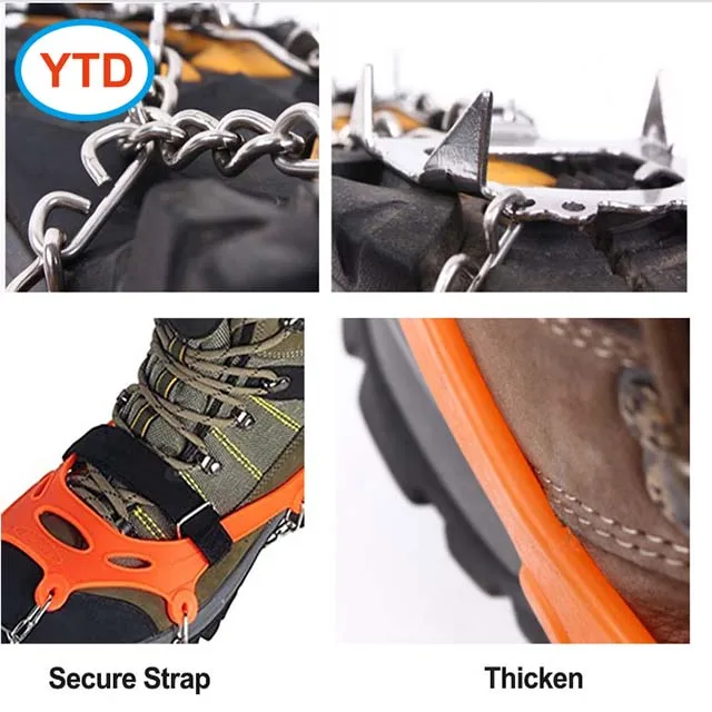 Hiking Traction Aids Grip Cleats Ice and Snow Ice Cleats for Shoes