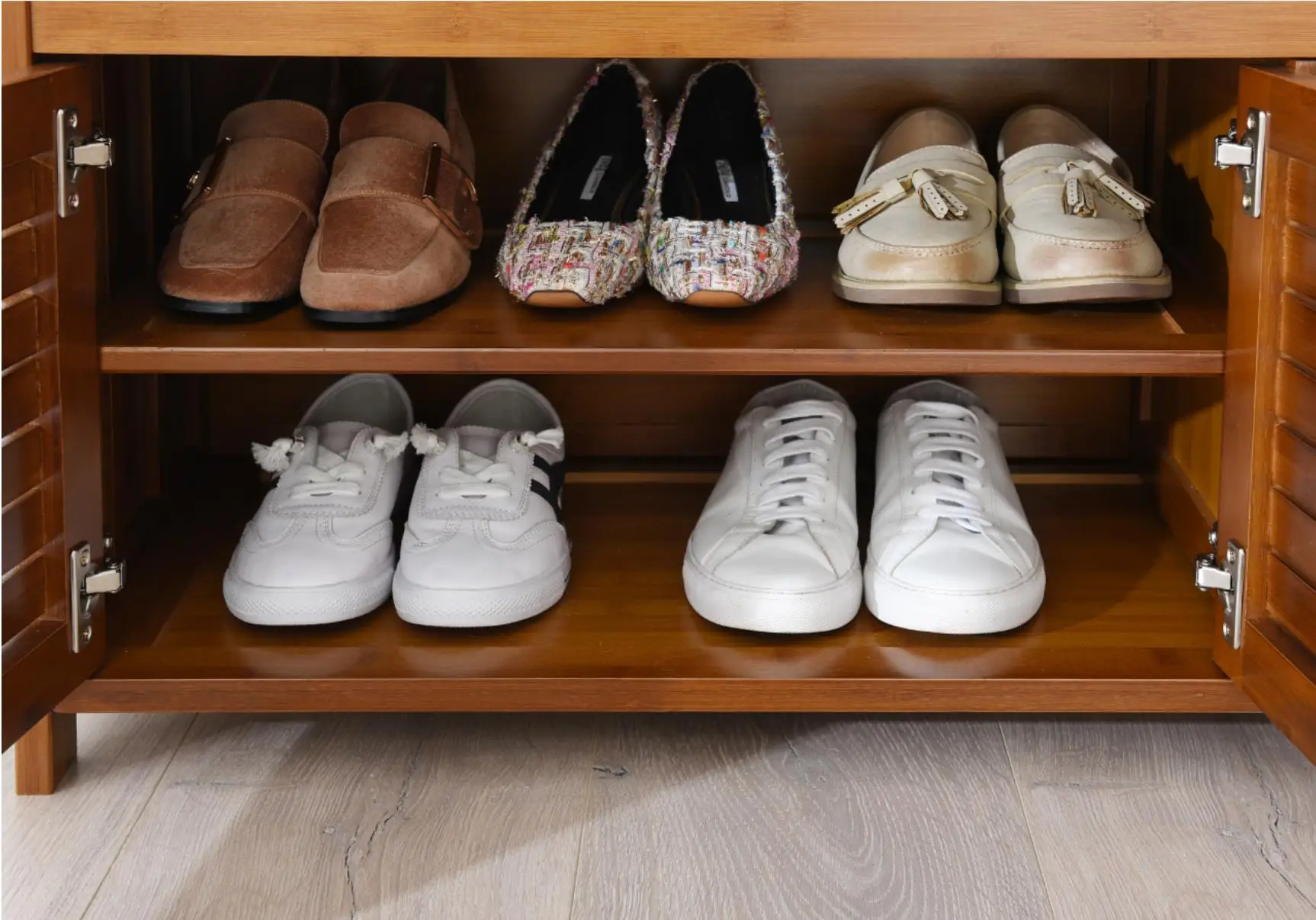 Luxury Cabinets Rack Sitting Shoe Changing Stool Shoes Organizer Space Saving Furniture Bamboo Shoes Cabinets