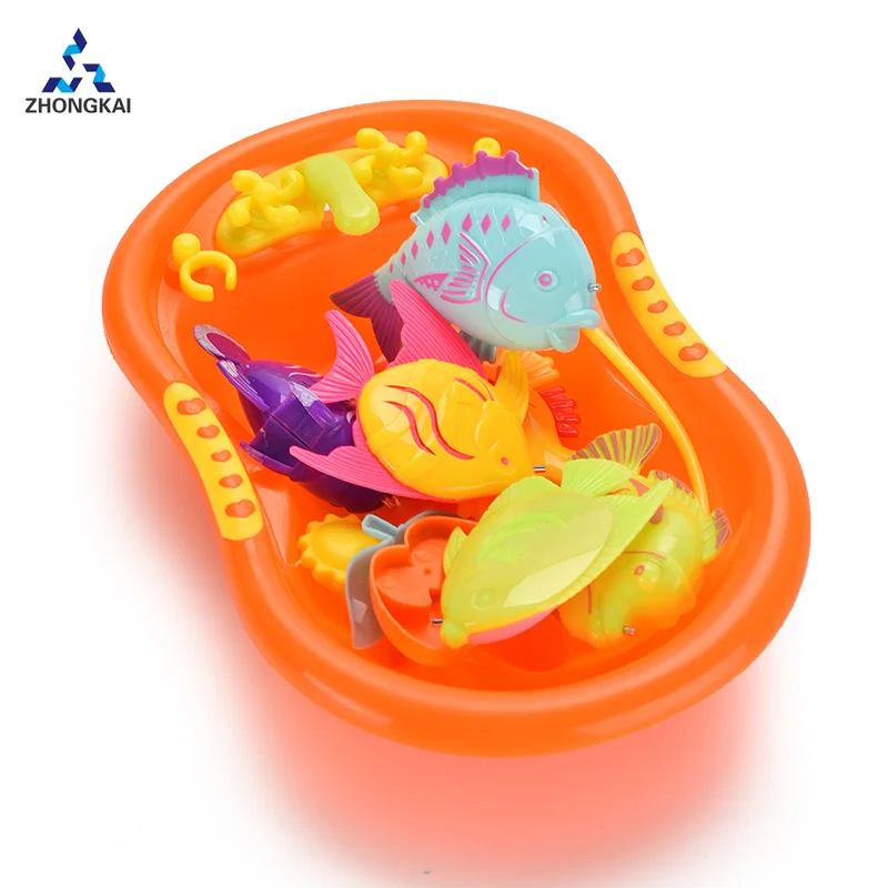 Best Selling Other Outdoor Toys Funny Fishing Game Single Rod Fishing Set With Bathtub