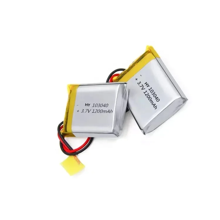 Factory supply high quality li ion polymer battery 103040 3.7v 1200mah lipo battery