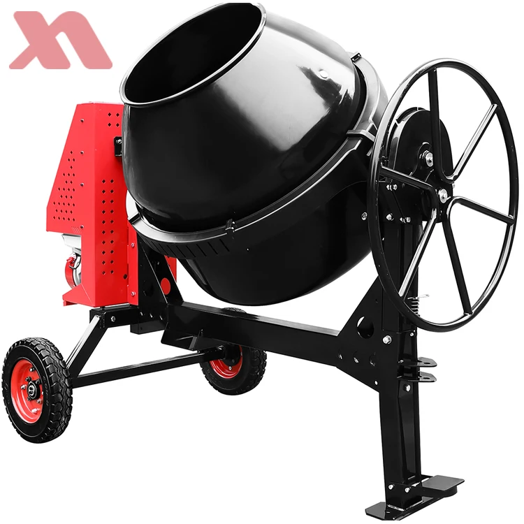 portable mini electric 400l concrete small cement mixer machines with lowes price