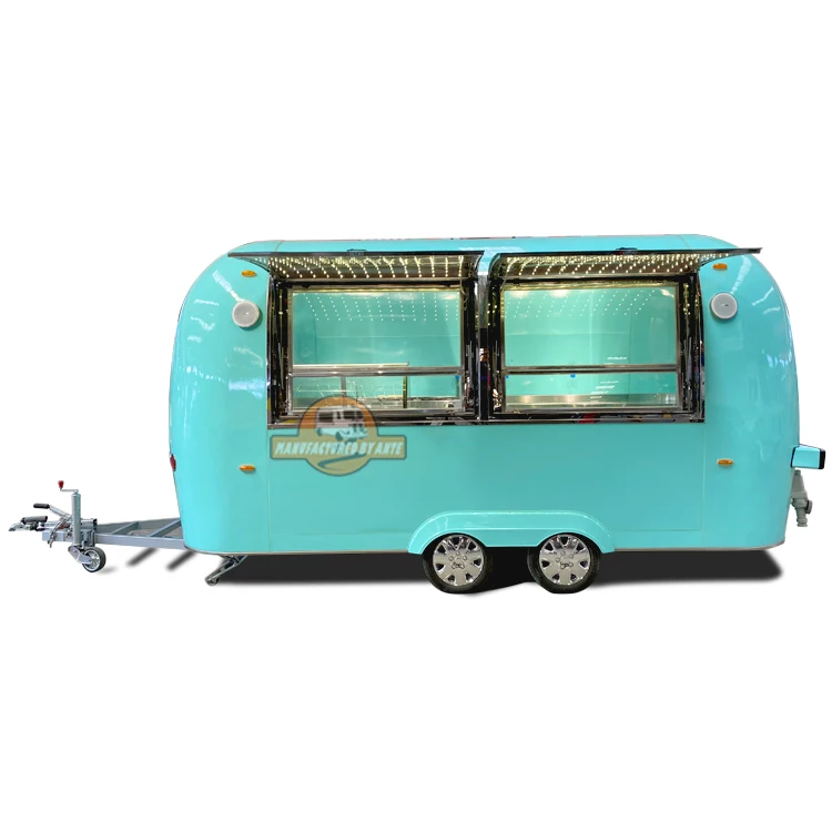 foodtruck airstream street BBQ  drink truck mobile fast food trailer