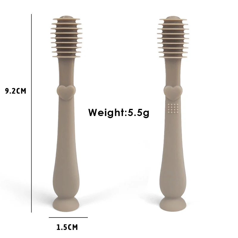 Hot Sale Food Grade Bpa Free Soft Cleaner Set Silicone Baby Teethers Tooth Brush Toothbrush For Children
