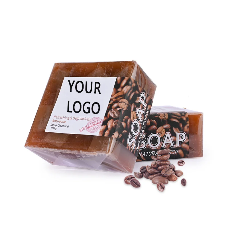 Private Label handmade  organic Cleansing face and body coffee  Soap