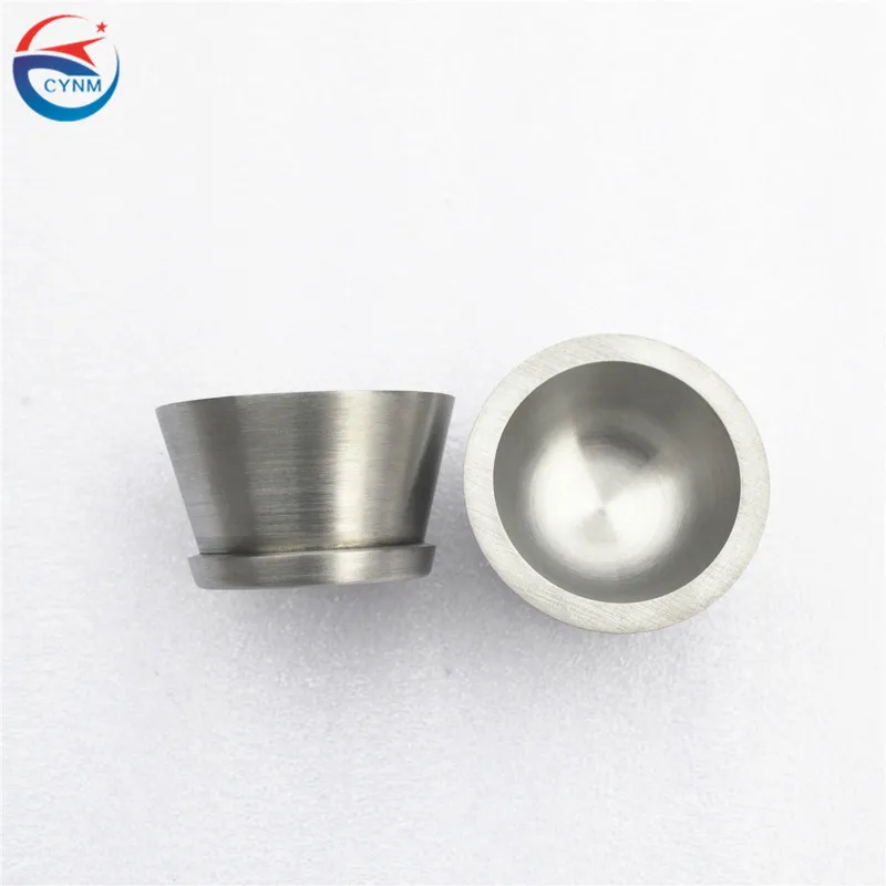 customized high quality stamping tungsten wolfram crucibles for vacuum equipment