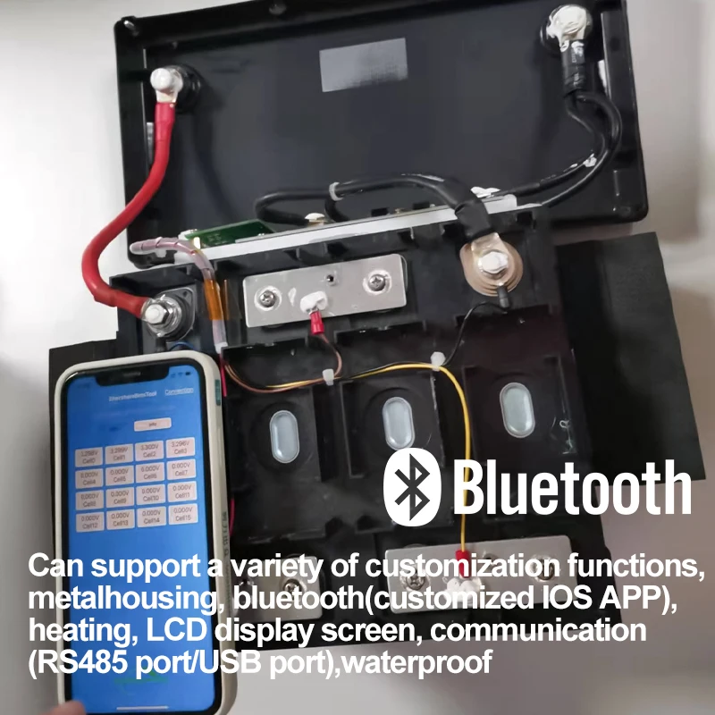 Rechargeable high-capacity 12v 24v deep cycle lipo solar battery 100ah 200ah lifepo4 energy storage battery for solar systems