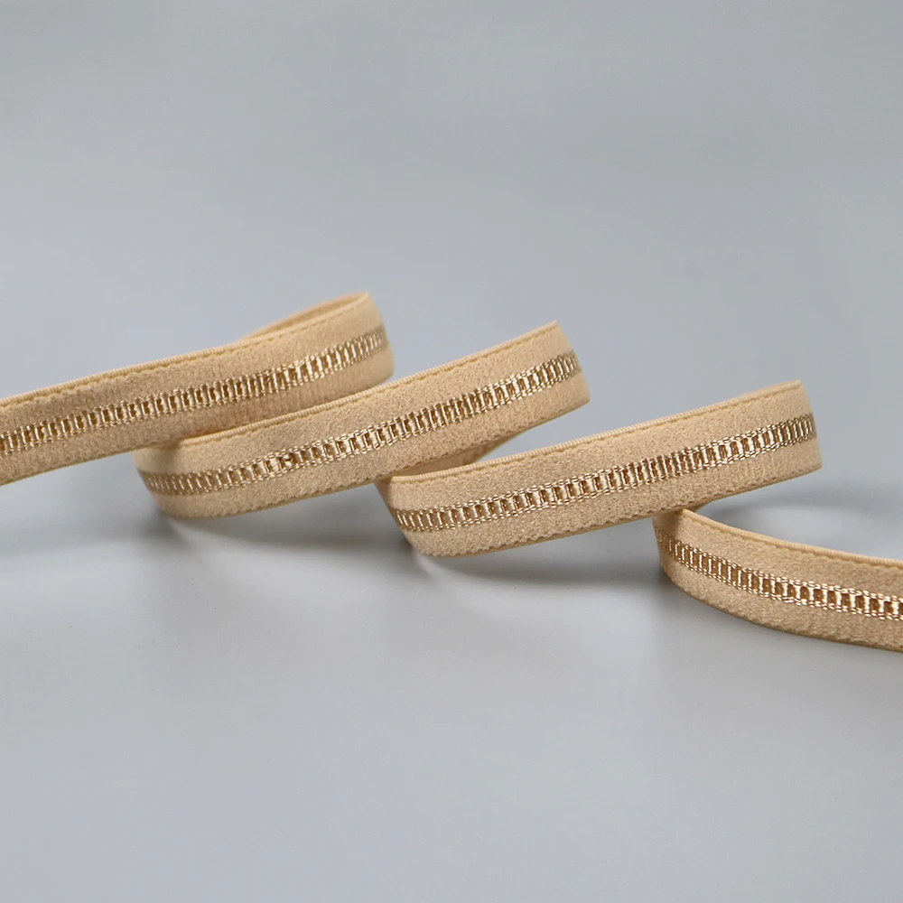 Nylon Spandex Jacquard Elastic Shoulder Tape Flat Matt Elastic Bra Strap