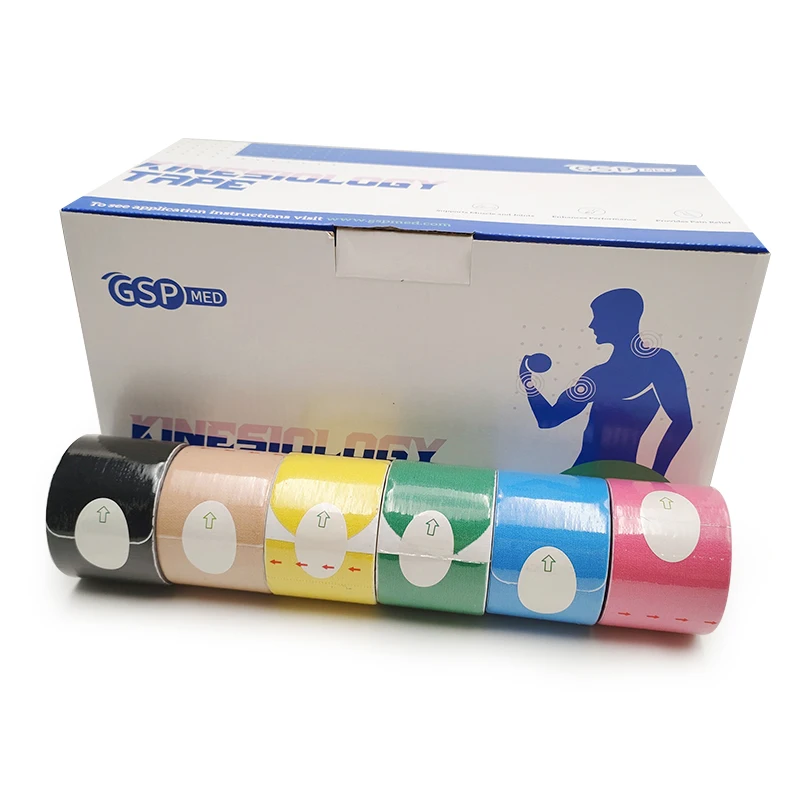 Cotton Shoulder Muscle Tape Waterproof Athletic Sports Tape OEM Accepted High Quality Elastic Custom Kinesiology Tape Wholesale