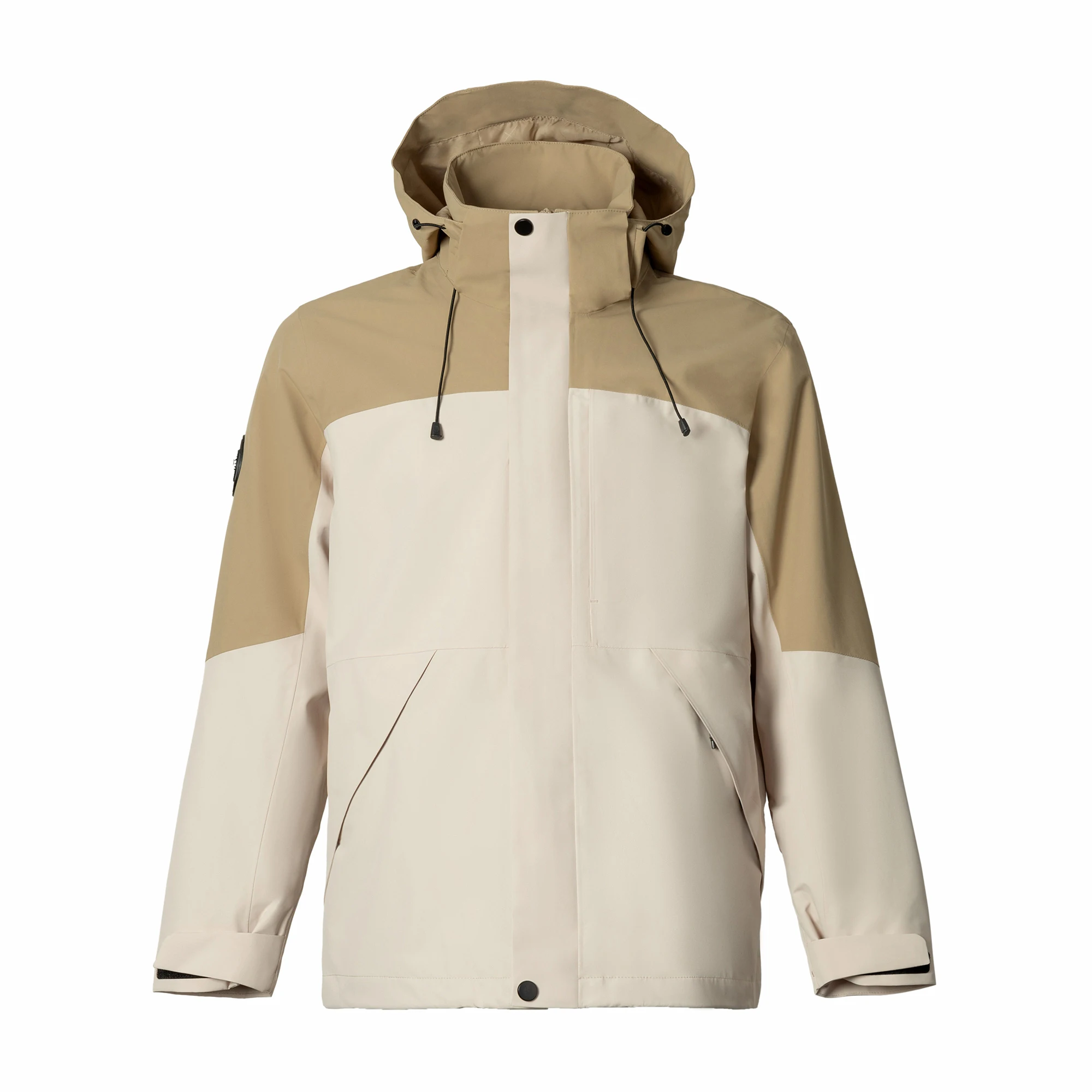 Mens Winter Skiing Jacket 3 in 1 Waterproof Warm Snow Fleece Lining Coat Hooded Windproof Jacket M-3XL