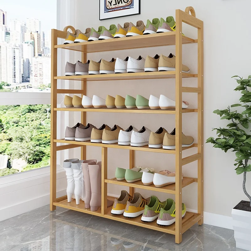 
Haichuan Amazing Cheap Wholesale Modern Custom Portable Foldable Bamboo Wooden Shoe Rack for Home Flower Pots &Planter 
