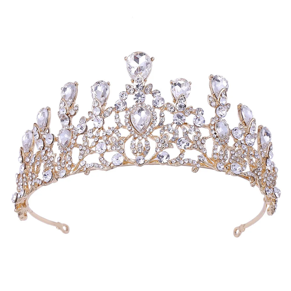 Rhinestone Wedding Tiara for Bride & Flower Girls - Princess Headband Bridal Crown Tiara Crown