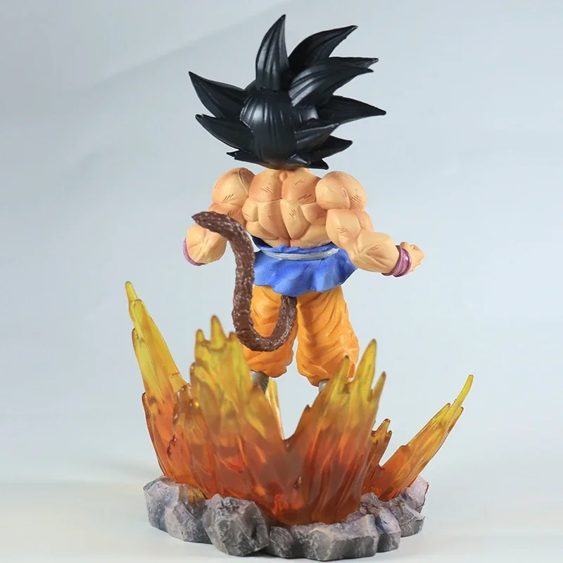 BANDAI 19 см DBZ SHK Kai Ape серии NO.2 светящиеся черные волосы супер четыре Гоку фигурка из ПВХ Взрывная модель аниме орнамент