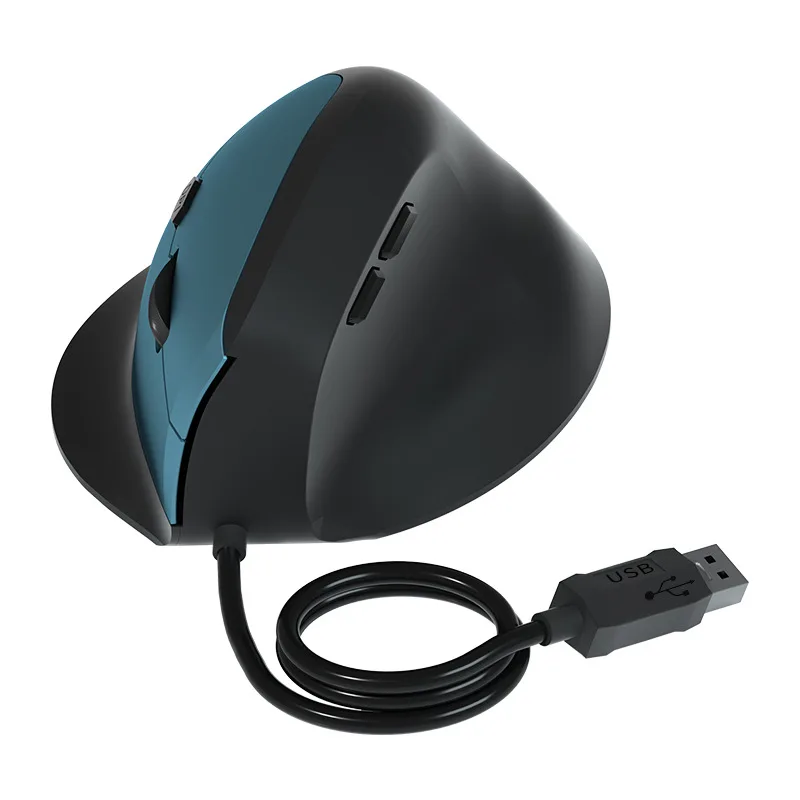 OEM 2.4GHz BT Wireless Ergonomic Mouse LED Optic Gaming Design 3-Level DPI Mini Right-handed Users Home Office USB