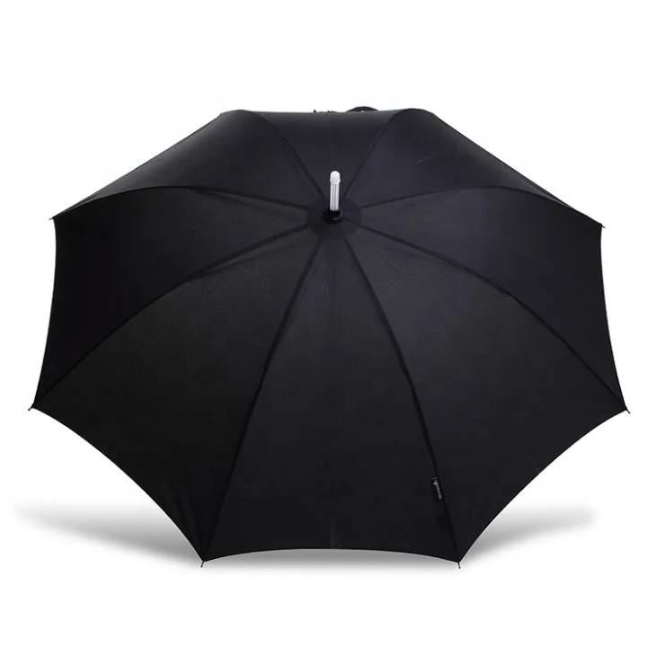 Portable Christmas Outdoor Advertise Rechargeable Blue Flash Light Up Drop Battery Long Handle Promotion Led Pole Stick Umbrella