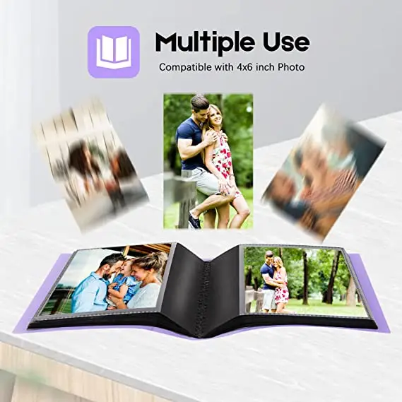 Оптовая продажа фотоальбом 2023 Uptodate индивидуальный стикер кожа 4x6 книга для вырезок с высоким качеством
