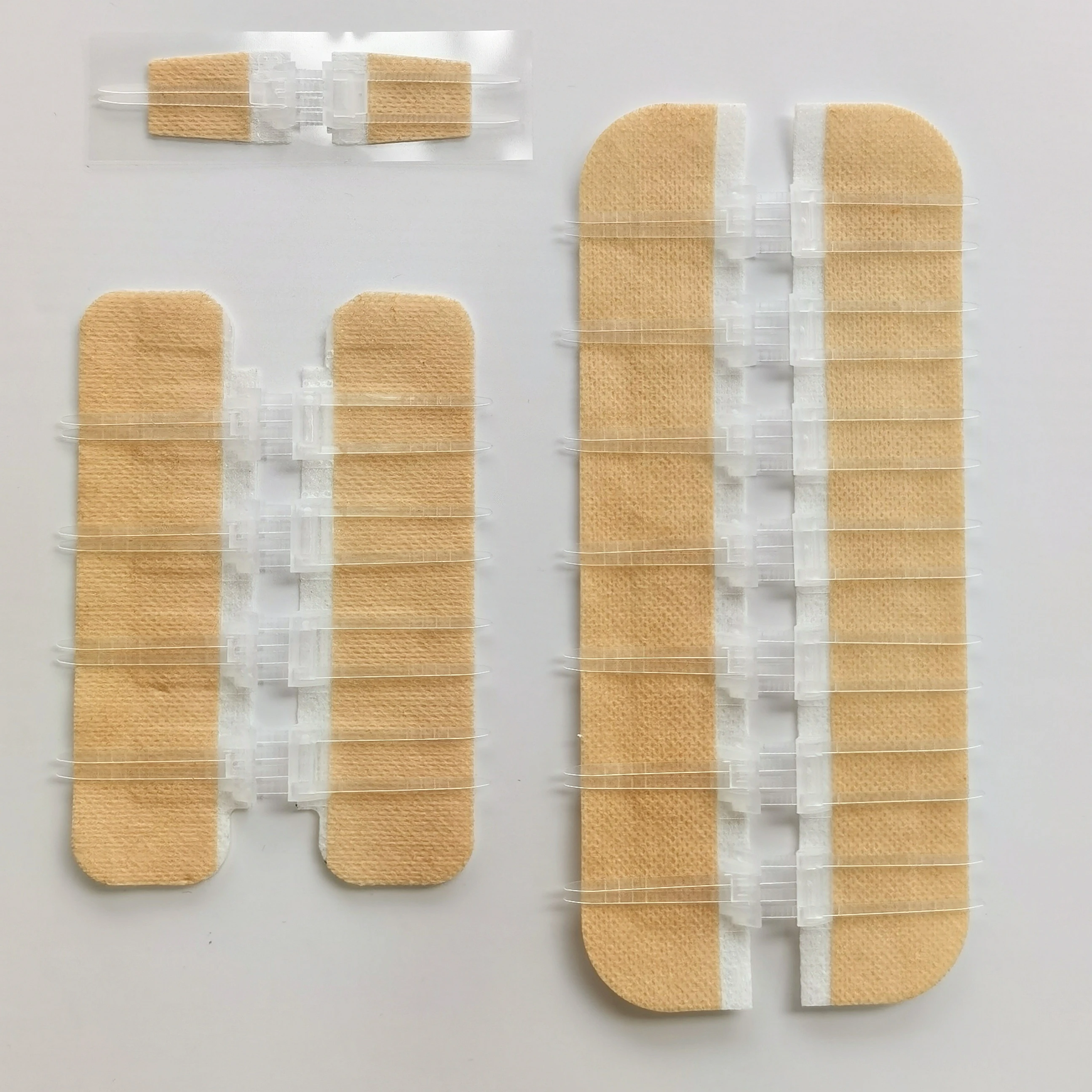 Wound closure device without suture  wound dressing skin stapler