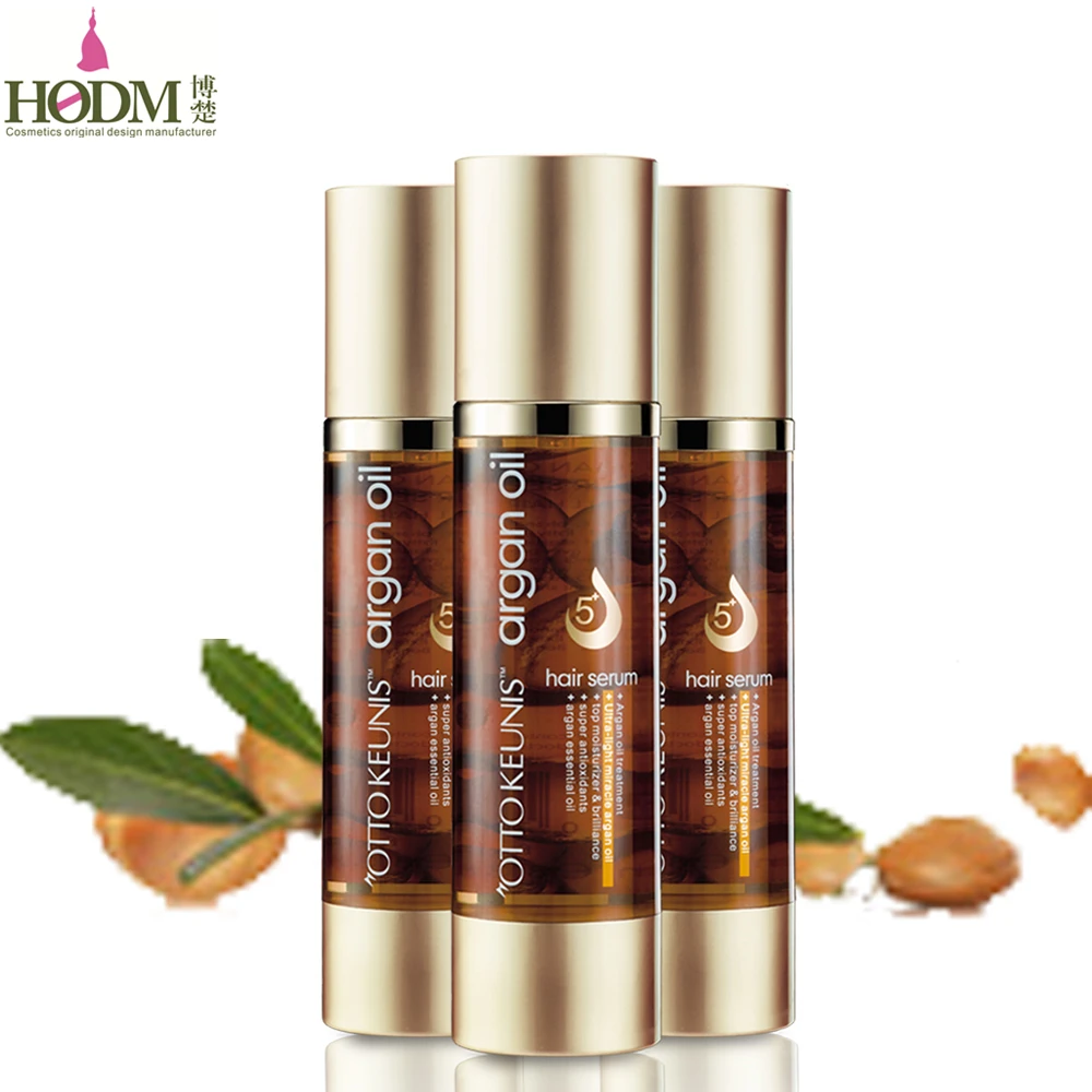 100ml Professional Moisturizing & Shine Argan Oil Best Hair Serum for Women Dry Frizzy Hair Custom Logo