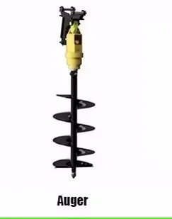 Multipurpose excavator auger Excavator front auger drill head Construction engineering auger