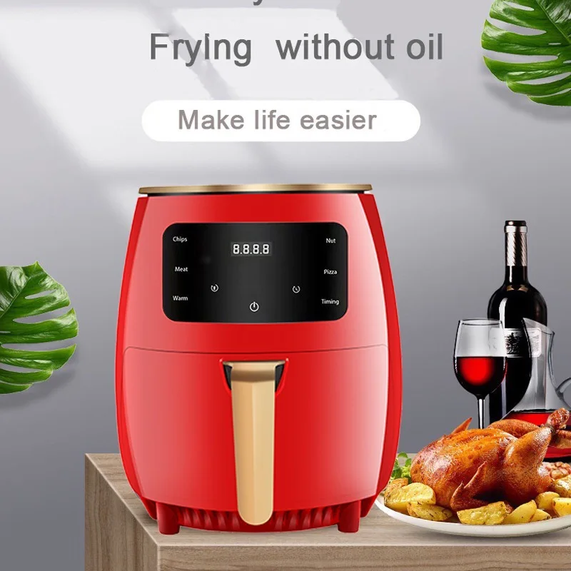 Zogifts Large Capacity 110V Electric Air Fryer Oven Household Intelligent Multi-Function French Fries Machine Wholesale Plastic