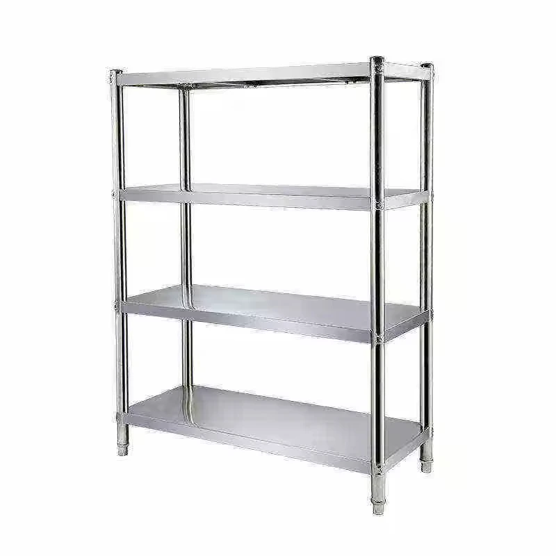 Commercial stainless steel vegetable rack high grade durable kitchen storage rack Shelf for Sale
