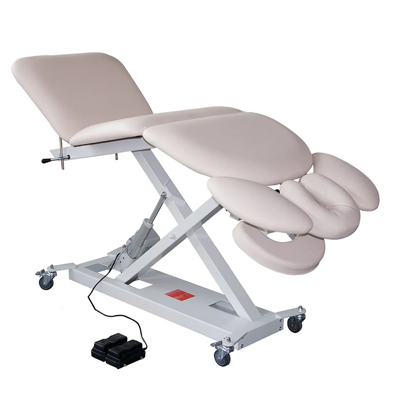 Factory Pro Multifunctional Electric Hydraulic Massage Bed with Memory Foam for Beauty Parlor Clinic Examination Treatment Table