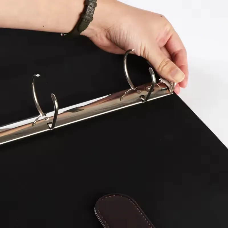 Customized Economical Clip Mechanism File Folder Waterproof And Dustproof Trading Card Binder Binder 3 Ring