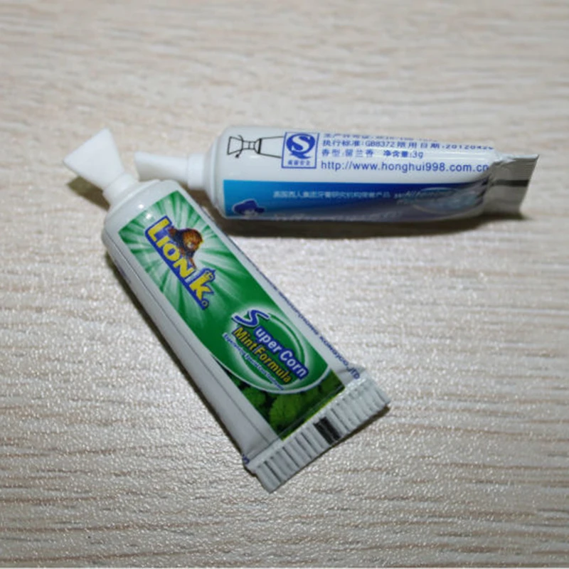 3g 5g Mini Toothpaste Oral Care Toothpaste for Traveling Hotel Amenities Fresh Mint Flavor Toothpastes Minis OEM Private Label