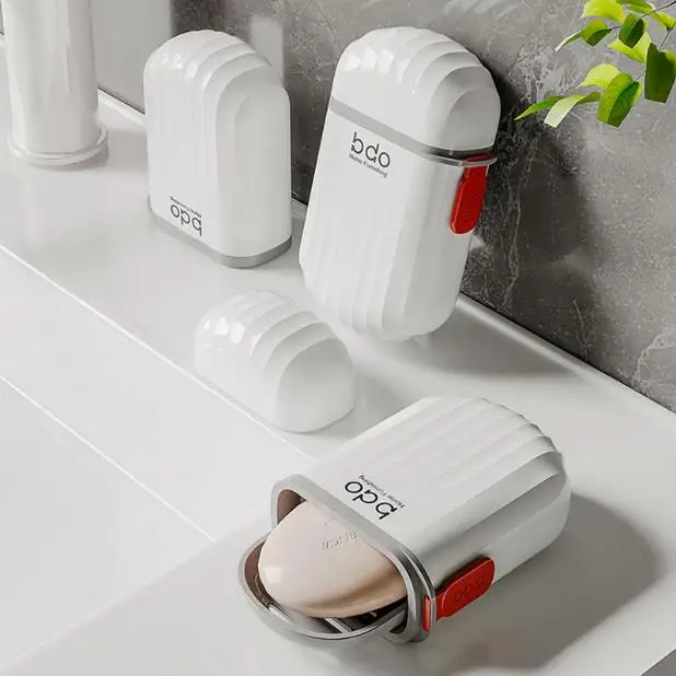 Creative waterproof soap storage container Bathroom outdoor hiking camping travel household soap dish