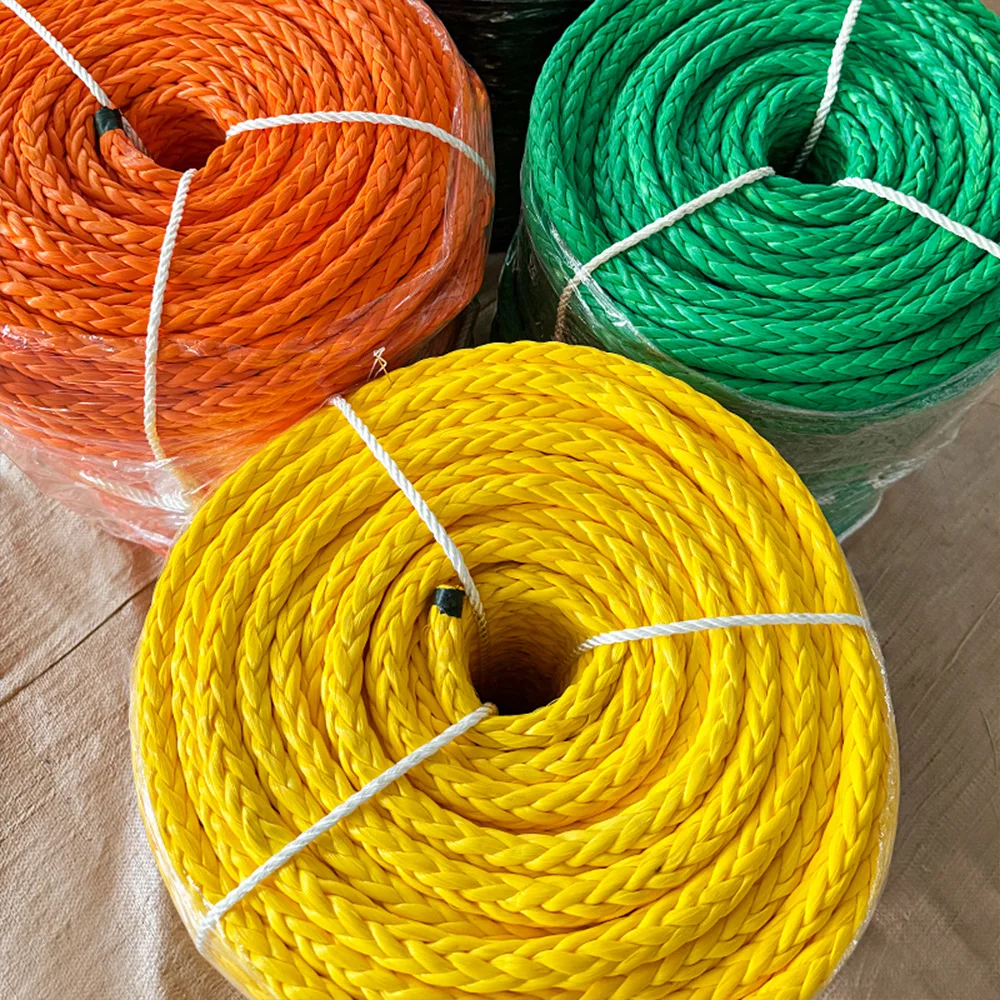 Hot Sale UHMWPE marine mooring rope ship winch rope HMPE ROPE
